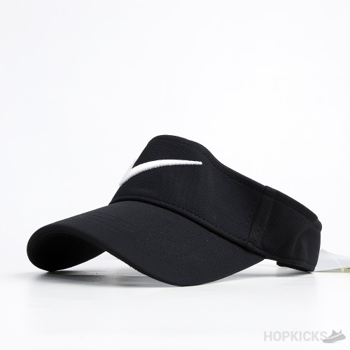 Nike Tech Swoosh Black Sun Visor Cap