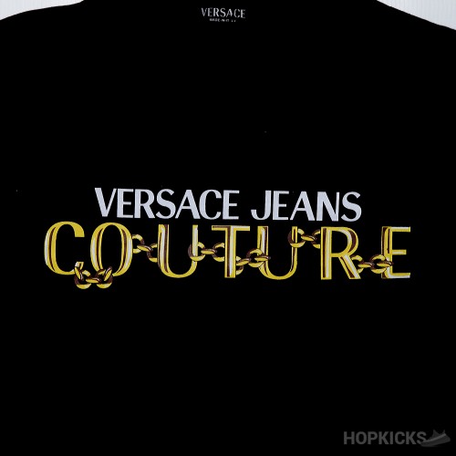 Versace Jeans Couture Logo-Print Cotton Hoodie (Dot Perfect)