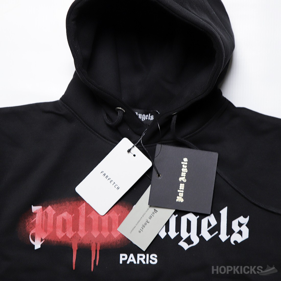 LOGO HOODIE in black - Palm Angels® Official