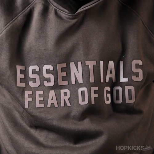 Fear of God Essentials Logo-Print 32T6186 Hoodie (Dot Perfect)