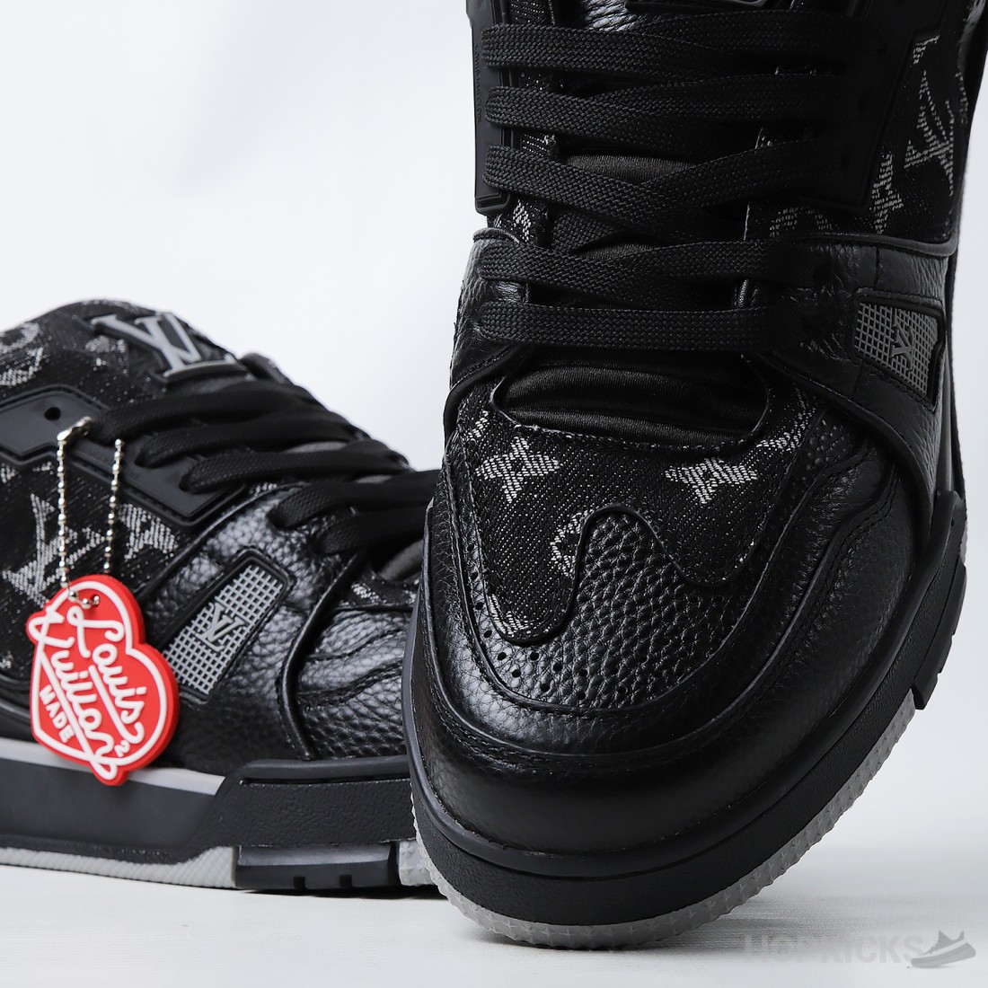 LV Trainer x Nigo Black Denim Dot Perfect