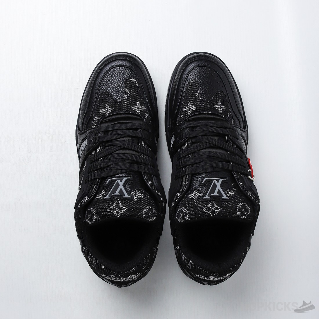 LV Trainer x Nigo Black Denim Dot Perfect