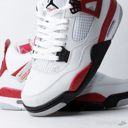 Air Jordan 4 Retro Red Cement (Dot Perfect)