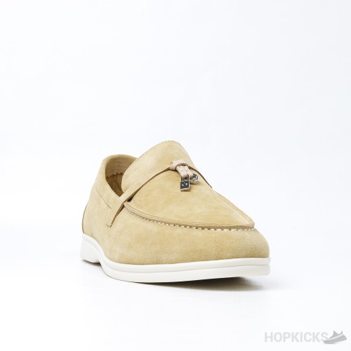 Loro Piana Summer Charms Walk Suede Loafer (Dot Perfect)