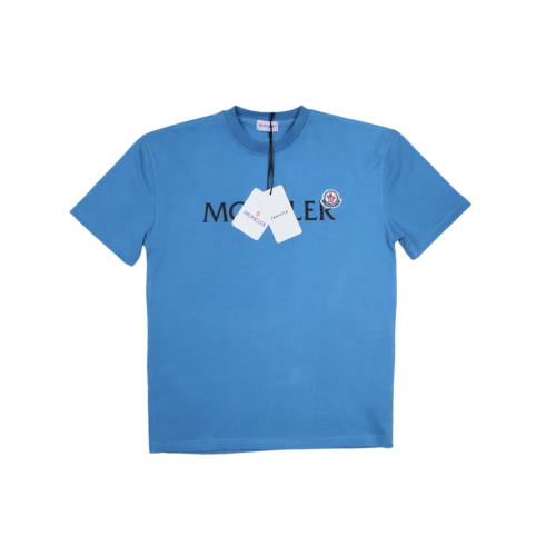 Moncler Patch Logo T-Shirt Blue