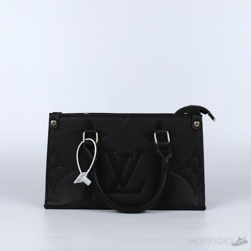 LV Black Leather Hand Bag