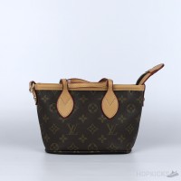 LV Neverfull BB Small Size Beige Tote