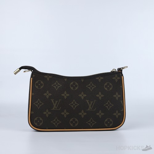 LV Women's Classic Retro Floral Pouch On Strap