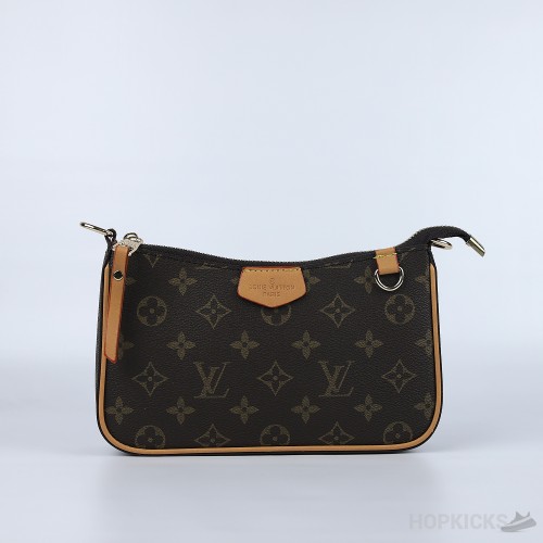 LV Women's Classic Retro Floral Pouch On Strap