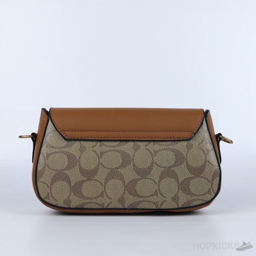 COACH Brie Shoulder Bag (Brown)