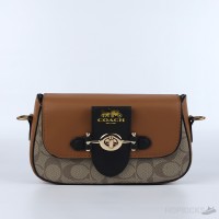 COACH Brie Shoulder Bag (Brown)