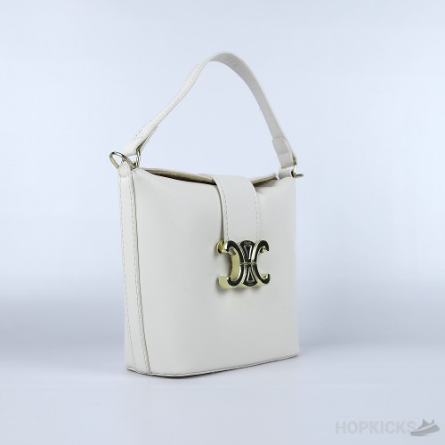 Celine Mini Bucket Triomphe In Smooth Calfskin