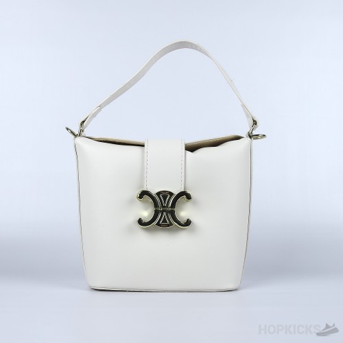 Celine Mini Bucket Triomphe In Smooth Calfskin