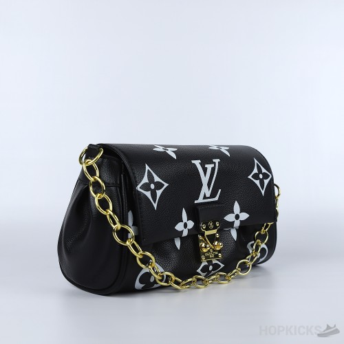 LV Black Quilted Bag