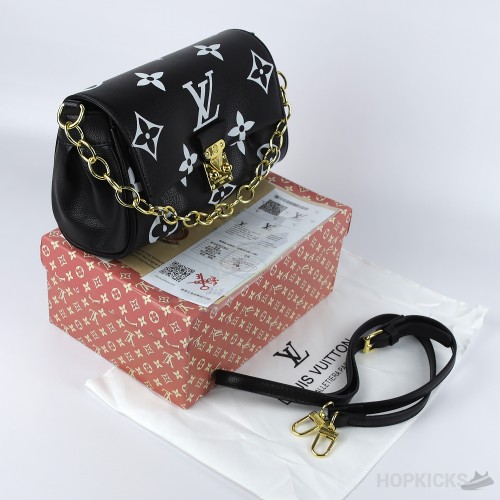 LV Black Quilted Bag