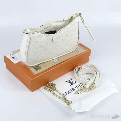 LV Cream Easy Pouch On Strap