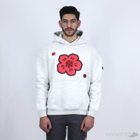 Boke Flower' Embroidered Silver-Varsity