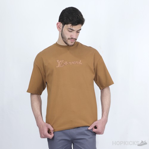 LV Embroidered Signature Cotton T-Shirt