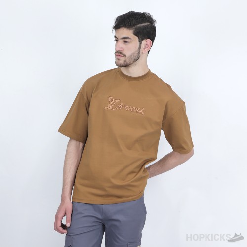 LV Embroidered Signature Cotton T-Shirt