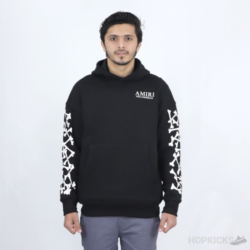 Amiri Bones Stacked Lyocell Hoodie