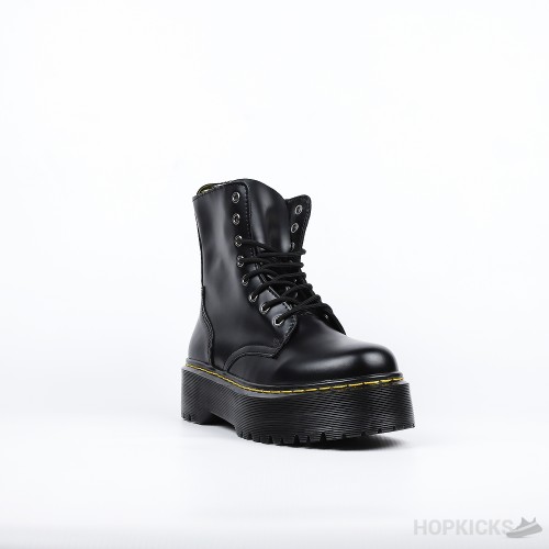 Dr Martens Jadon Black Leather Max (Sapatos Dr Martens para rapariga)