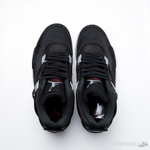 Air Jordan 4 Retro SE Black Canvas (Premium Plus Batch)