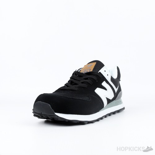 New Balance 574 Black Grey White (Premium Batch)