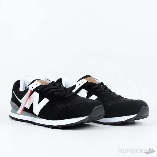 New Balance 574 Black Grey White (Premium Batch)