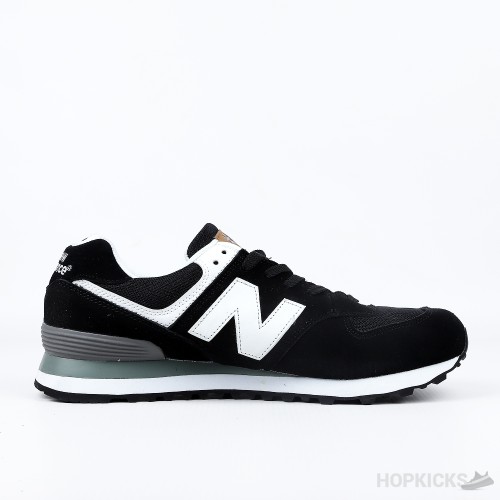 New Balance 574 Black Grey White (Premium Batch)