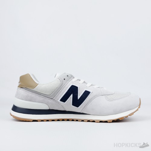 New Balance 574 White Black (Premium Batch)