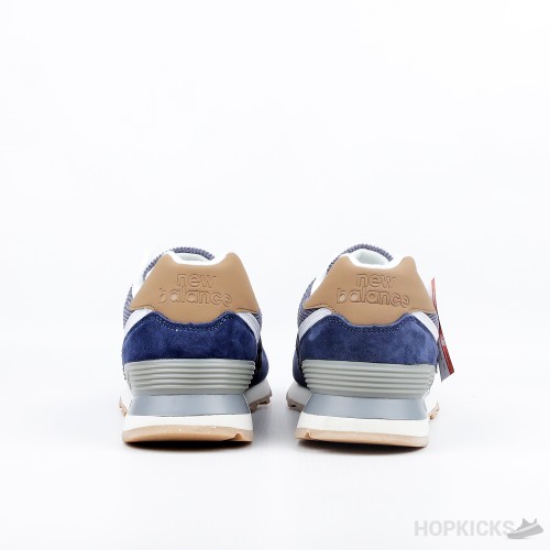 New Balance 574 Dark Blue Orange (Premium Batch)