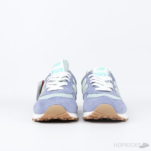 New Balance 574 Grey Light Green (Premium Batch)