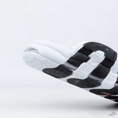 Nike Air More Uptempo Slide White Varsity Red (Premium Batch)