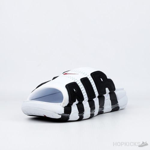 Nike Air More Uptempo Slide White Varsity Red (Premium Batch)