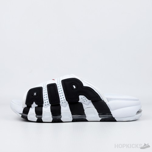 Nike Air More Uptempo Slide White Varsity Red (Premium Batch)