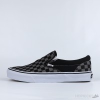 Vans Black Grey Slipons (Premium Batch)