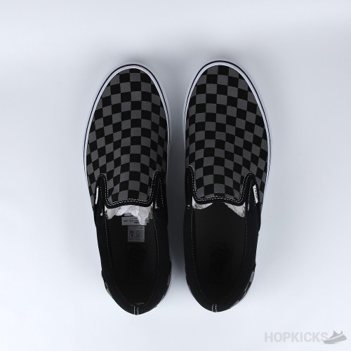 Vans Black Grey Slipons (Premium Batch)