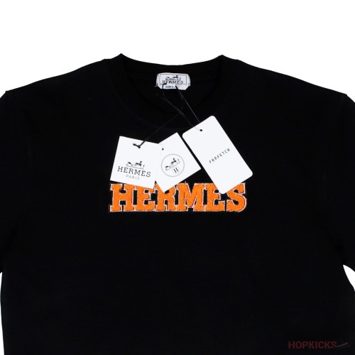 HERMES Black Tee