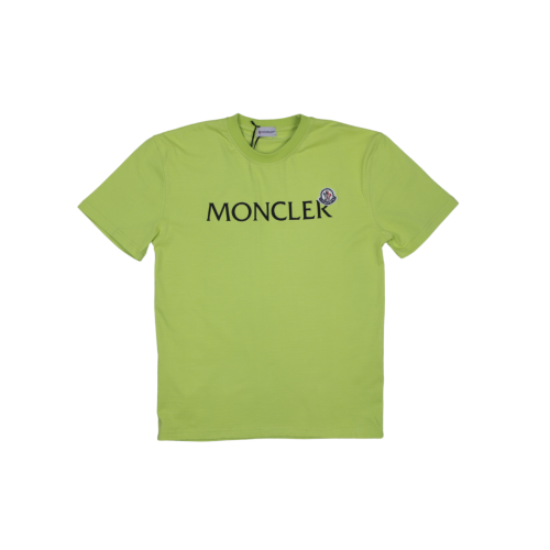 Moncler Patch Logo T-Shirt Green