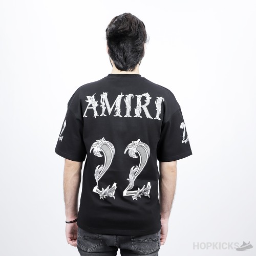 Amiri Logo Print Cotton T-Shirt