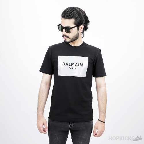 Balmain Black logo T-Shirt