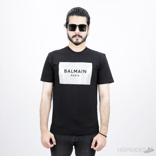 Balmain Evening Black logo T-Shirt