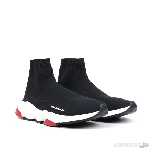 Balenciaga Speed Runner Black Red (Premium Quality) (Sole Color Is Rough)