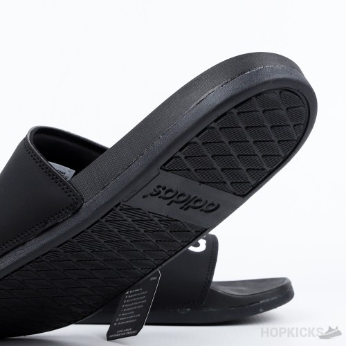 Adidas Adilette Comfort Slides Black White