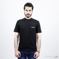 Patagonia Men's Line black Ridge Pocket Responsibill T-Shirt