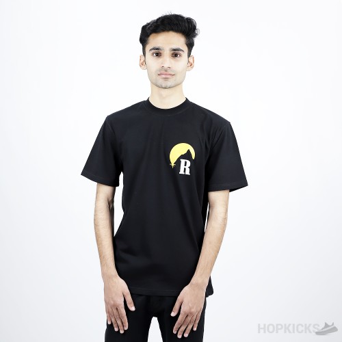 Rhude Sundry Mustard Logo Print T-Shirt