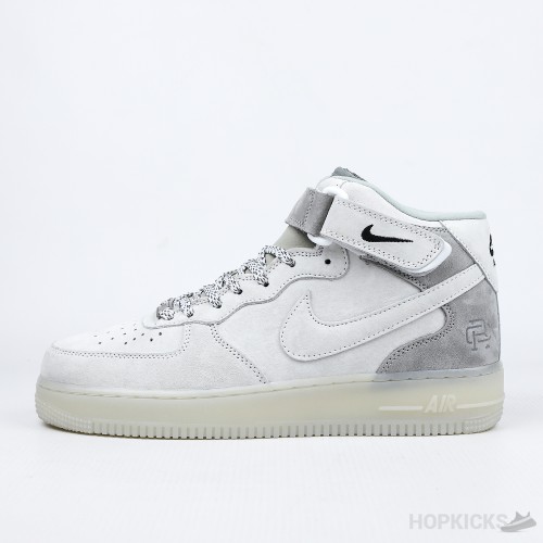 Reigning Champ x Nike Air Force 1 Mid Wolf shoes (Premium Plus Batch)