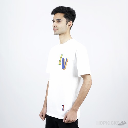 LV x NBA White T-Shirt