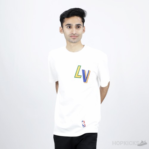 LV x NBA White T-Shirt