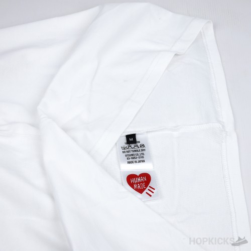 LV Red Heart Logo White T-Shirt